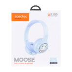 هدفون بی سیم Porodo Soundtec MOOSE مدل PD-STWLEP027-BU - تصویر 2