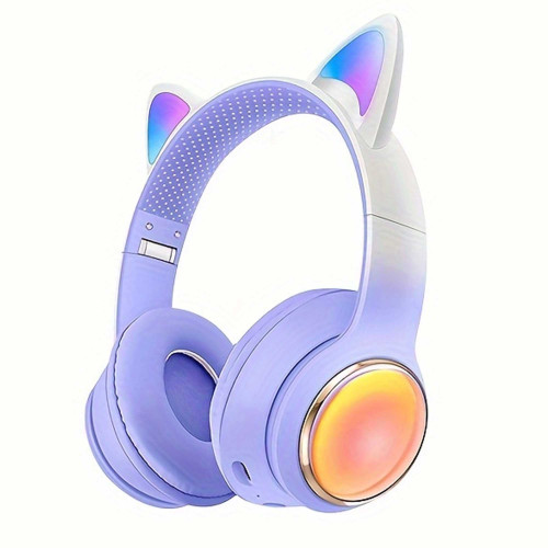 هدفون بی سیم طرح گربه مدل AKZ65 (1) هدفون بی سیم طرح گربه مدل AKZ65 - تصویر 1