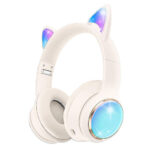 هدفون بی سیم طرح گربه مدل AKZ65 - تصویر 2